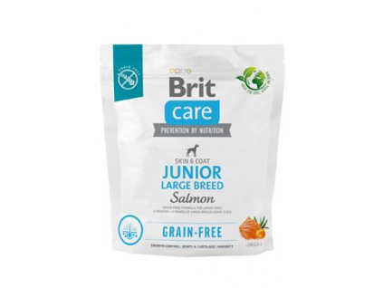 Brit Care Dog Grain-free Junior Large Breed 1kg z kategorie Chovatelské potřeby a krmiva pro psy > Krmiva pro psy > Granule pro psy