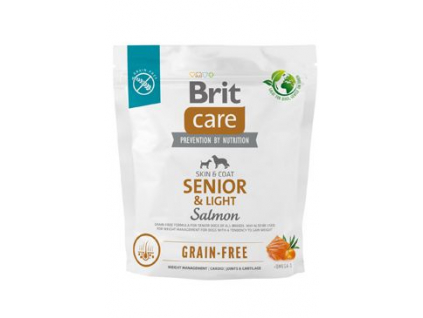 Brit Care Dog Grain-free Senior&Light 1kg z kategorie Chovatelské potřeby a krmiva pro psy > Krmiva pro psy > Granule pro psy