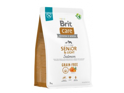 Brit Care Dog Grain-free Senior&Light 3kg z kategorie Chovatelské potřeby a krmiva pro psy > Krmiva pro psy > Granule pro psy