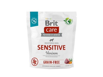 Brit Care Dog Grain-free Sensitive 1kg z kategorie Chovatelské potřeby a krmiva pro psy > Krmiva pro psy > Granule pro psy