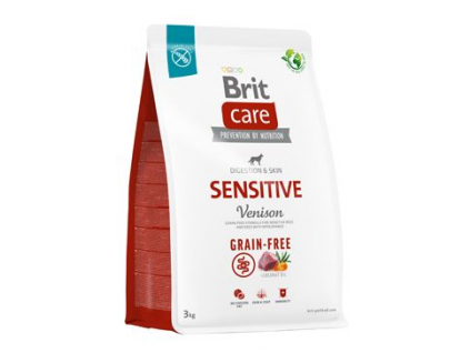 Brit Care Dog Grain-free Sensitive 3kg z kategorie Chovatelské potřeby a krmiva pro psy > Krmiva pro psy > Granule pro psy