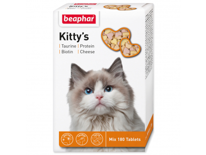 BEAPHAR Kitty's Mix 180 tablet z kategorie Chovatelské potřeby a krmiva pro kočky > Krmivo a pamlsky pro kočky > Pamlsky pro kočky
