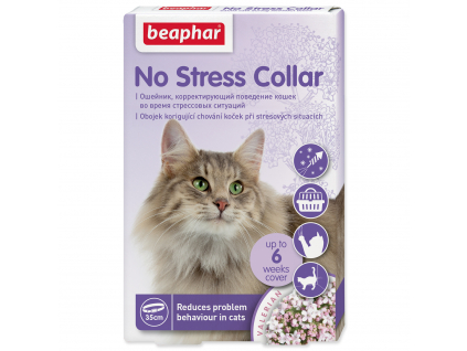 BEAPHAR No Stress obojek pro kočky 35 cm 1 ks z kategorie Chovatelské potřeby a krmiva pro kočky > Vitamíny a léčiva pro kočky > Nervozita a stres koček