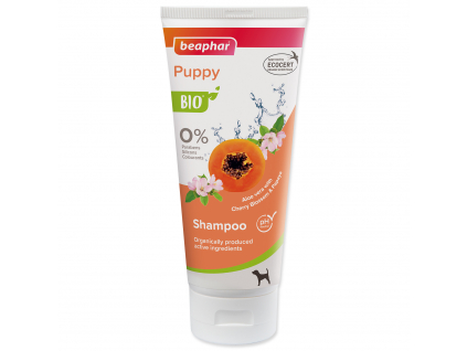 BEAPHAR BIO Šampon pro štěňata 200 ml z kategorie Chovatelské potřeby a krmiva pro psy > Hygiena a kosmetika psa > Šampóny a spreje pro psy
