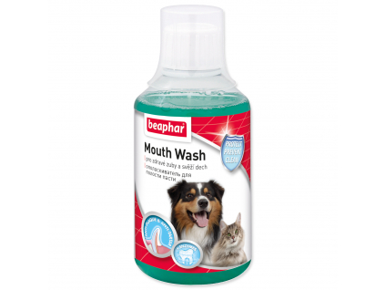 BEAPHAR Mouth Wash ústní voda 250 ml z kategorie Chovatelské potřeby a krmiva pro psy > Hygiena a kosmetika psa > Péče o psí zuby