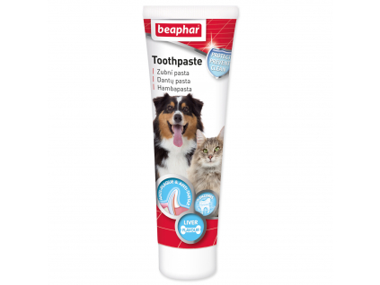BEAPHAR Zubní pasta játrová 100 g z kategorie Chovatelské potřeby a krmiva pro psy > Hygiena a kosmetika psa > Péče o psí zuby
