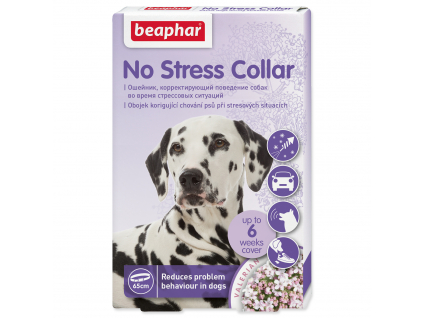 BEAPHAR No Stress obojek pro psy 65 cm 1 ks z kategorie Chovatelské potřeby a krmiva pro psy > Vitamíny a léčiva pro psy > Zklidnění, nevolnost u psů