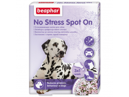 BEAPHAR No Stress Spot On pro psy 2,1 ml z kategorie Chovatelské potřeby a krmiva pro psy > Vitamíny a léčiva pro psy > Zklidnění, nevolnost u psů