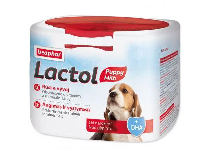 BEAPHAR Lactol Puppy Milk mléko sušené 250 g z kategorie Chovatelské potřeby a krmiva pro psy > Krmiva pro psy > Štěněcí mléko