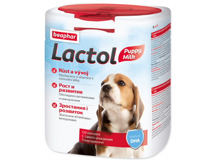 BEAPHAR Lactol Puppy Milk mléko sušené 500 g z kategorie Chovatelské potřeby a krmiva pro psy > Krmiva pro psy > Štěněcí mléko
