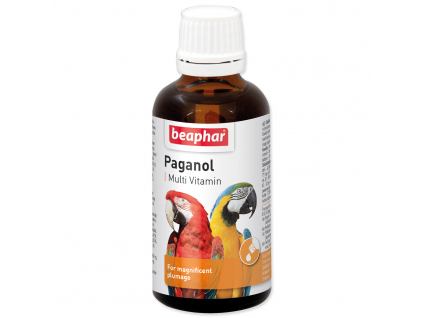 Kapky BEAPHAR Paganol na přepeření 50 ml z kategorie Chovatelské potřeby pro ptáky a papoušky > Vitamíny, minerály pro papoušky > Vitamíny pro papoušky