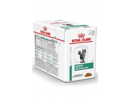 Royal Canin VD Feline Satiety Weight Management 12x85g z kategorie Chovatelské potřeby a krmiva pro kočky > Krmivo a pamlsky pro kočky > Veterinární diety pro kočky