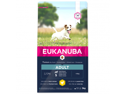 EUKANUBA Adult Small Breed 3 kg z kategorie Chovatelské potřeby a krmiva pro psy > Krmiva pro psy > Granule pro psy