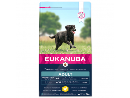 EUKANUBA Adult Large & Giant Breed 3 kg z kategorie Chovatelské potřeby a krmiva pro psy > Krmiva pro psy > Granule pro psy