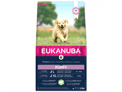 EUKANUBA Puppy Large & Giant Breed Lamb 2,5 kg z kategorie Chovatelské potřeby a krmiva pro psy > Krmiva pro psy > Granule pro psy