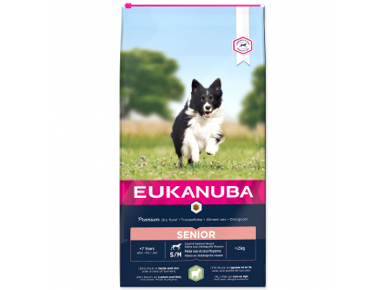 EUKANUBA Senior Small & Medium Breed Lamb 12 kg z kategorie Chovatelské potřeby a krmiva pro psy > Krmiva pro psy > Granule pro psy
