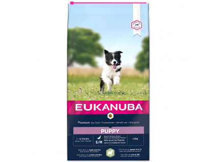 EUKANUBA Puppy Small & Medium Breed Lamb 12 kg z kategorie Chovatelské potřeby a krmiva pro psy > Krmiva pro psy > Granule pro psy