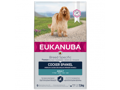 EUKANUBA Cocker Spaniel 7,5 kg z kategorie Chovatelské potřeby a krmiva pro psy > Krmiva pro psy > Granule pro psy