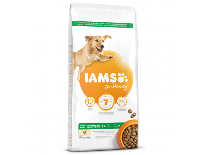 IAMS Dog Adult Large Chicken 12 kg z kategorie Chovatelské potřeby a krmiva pro psy > Krmiva pro psy > Granule pro psy