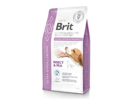 Brit VD Dog GF Ultra-Hypoallergenic 2kg z kategorie Chovatelské potřeby a krmiva pro psy > Krmiva pro psy > Veterinární diety pro psy