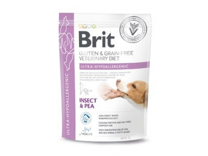 Brit VD Dog GF Ultra-Hypoallergenic 400g z kategorie Chovatelské potřeby a krmiva pro psy > Krmiva pro psy > Veterinární diety pro psy