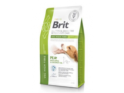 Brit VD Dog GF Veg High Fibre 2kg z kategorie Chovatelské potřeby a krmiva pro psy > Krmiva pro psy > Veterinární diety pro psy