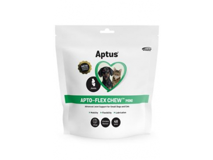 Aptus Apto-Flex chew Mini 40tbl NEW z kategorie Chovatelské potřeby a krmiva pro psy > Vitamíny a léčiva pro psy > Pohybový aparát u psů