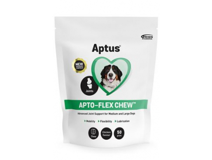 Aptus Apto-Flex chew 50tbl NEW z kategorie Chovatelské potřeby a krmiva pro psy > Vitamíny a léčiva pro psy > Pohybový aparát u psů