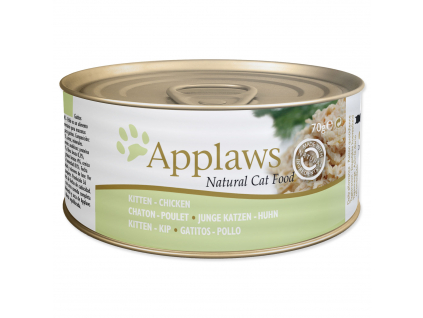 Konzerva APPLAWS Kitten Chicken 70 g z kategorie Chovatelské potřeby a krmiva pro kočky > Krmivo a pamlsky pro kočky > Konzervy pro kočky