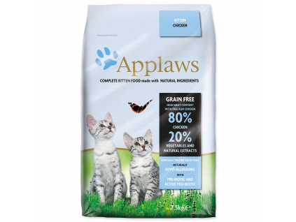 APPLAWS Dry Kitten 7,5 kg z kategorie Chovatelské potřeby a krmiva pro kočky > Krmivo a pamlsky pro kočky > Granule pro kočky