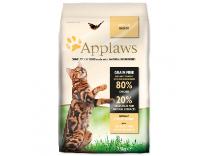 APPLAWS Dry Cat Chicken 7,5 kg z kategorie Chovatelské potřeby a krmiva pro kočky > Krmivo a pamlsky pro kočky > Granule pro kočky