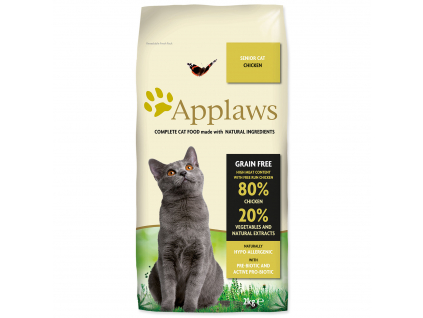 APPLAWS Dry Cat Senior 2 kg z kategorie Chovatelské potřeby a krmiva pro kočky > Krmivo a pamlsky pro kočky > Granule pro kočky