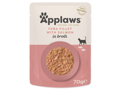 Kapsička Applaws cat tuňák a losos v želé 70g