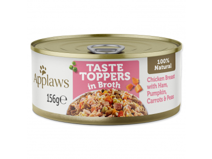 Konzerva APPLAWS Dog Chicken, Ham & Vegetables 156 g z kategorie Chovatelské potřeby a krmiva pro psy > Krmiva pro psy > Konzervy pro psy