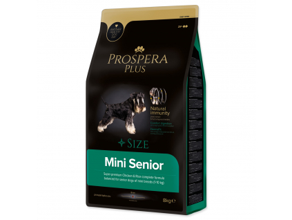 PROSPERA Plus Mini Senior 8 kg z kategorie Chovatelské potřeby a krmiva pro psy > Krmiva pro psy > Granule pro psy