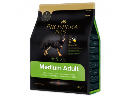 PROSPERA Plus Medium Adult 3 kg z kategorie Chovatelské potřeby a krmiva pro psy > Krmiva pro psy > Granule pro psy