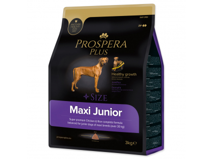 PROSPERA Plus Maxi Junior 3 kg z kategorie Chovatelské potřeby a krmiva pro psy > Krmiva pro psy > Granule pro psy