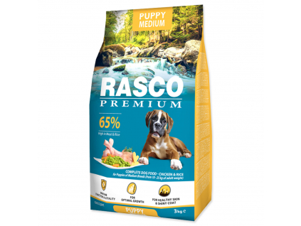 RASCO Premium Puppy / Junior Medium 3 kg z kategorie Chovatelské potřeby a krmiva pro psy > Krmiva pro psy > Granule pro psy