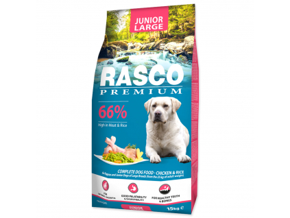52854 1 rasco premium puppy junior large 15 kg z kategorie chovatelske potreby a krmiva pro psy krmiva pro psy granule pro psy