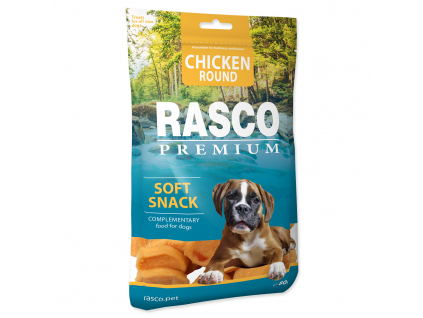 Pochoutka RASCO Premium kolečka z kuřecího masa 80 g z kategorie Chovatelské potřeby a krmiva pro psy > Pamlsky pro psy > Sušená masíčka pro psy