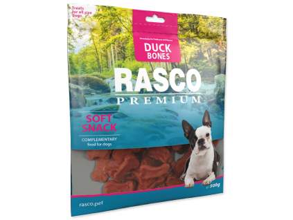 Pochoutka RASCO Premium mini kosti z kachního masa 500 g z kategorie Chovatelské potřeby a krmiva pro psy > Pamlsky pro psy > Sušená masíčka pro psy