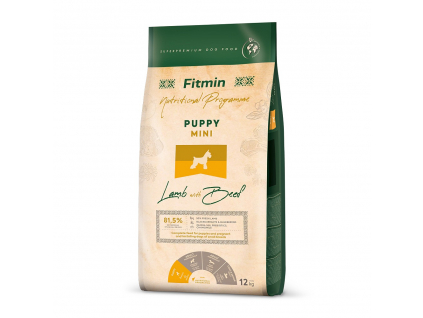 Fitmin Dog Mini Puppy Lamb With Beef 12 kg z kategorie Chovatelské potřeby a krmiva pro psy > Krmiva pro psy > Granule pro psy