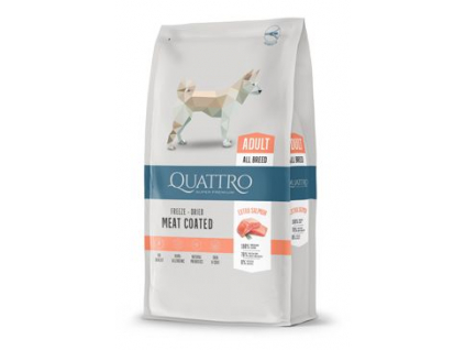 QUATTRO Dog Dry Premium All Breed Adult Losos 12kg z kategorie Chovatelské potřeby a krmiva pro psy > Krmiva pro psy > Granule pro psy