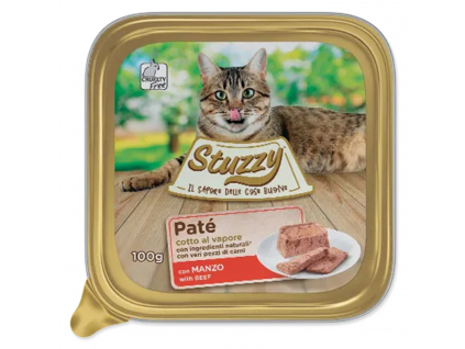 Vanička MISTER STUZZY Cat hovězí 100 g z kategorie Chovatelské potřeby a krmiva pro kočky > Krmivo a pamlsky pro kočky > Vaničky, paštiky pro kočky
