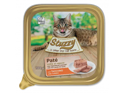 Vanička MISTER STUZZY Cat krůtí 100 g z kategorie Chovatelské potřeby a krmiva pro kočky > Krmivo a pamlsky pro kočky > Vaničky, paštiky pro kočky