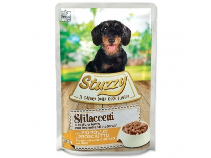 Kapsička STUZZY Dog Speciality kuře + šunka 100 g z kategorie Chovatelské potřeby a krmiva pro psy > Krmiva pro psy > Kapsičky pro psy