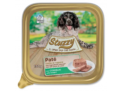 Vanička MISTER STUZZY Dog králík 150 g z kategorie Chovatelské potřeby a krmiva pro psy > Krmiva pro psy > Vaničky, paštiky pro psy