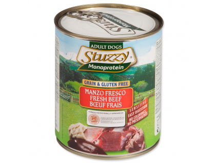 Konzerva STUZZY Dog Monoprotein hovězí 800 g z kategorie Chovatelské potřeby a krmiva pro psy > Krmiva pro psy > Konzervy pro psy