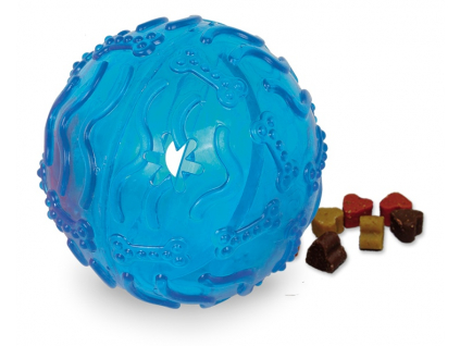 Nobby TRP Snack Ball plnící hračka velká 10cm modrá z kategorie Chovatelské potřeby a krmiva pro psy > Hračky pro psy > Plnitelné hračky pro pro psy