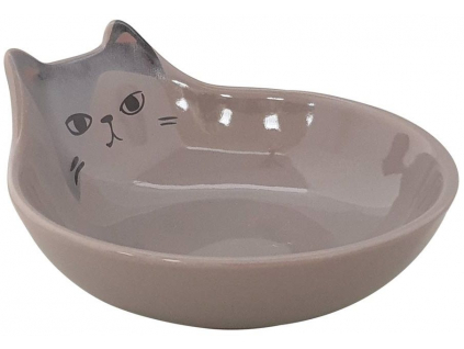 Nobby keramická miska KATO šedá 150ml z kategorie Chovatelské potřeby a krmiva pro kočky > Misky, dávkovače pro kočky > keramické misky pro kočky